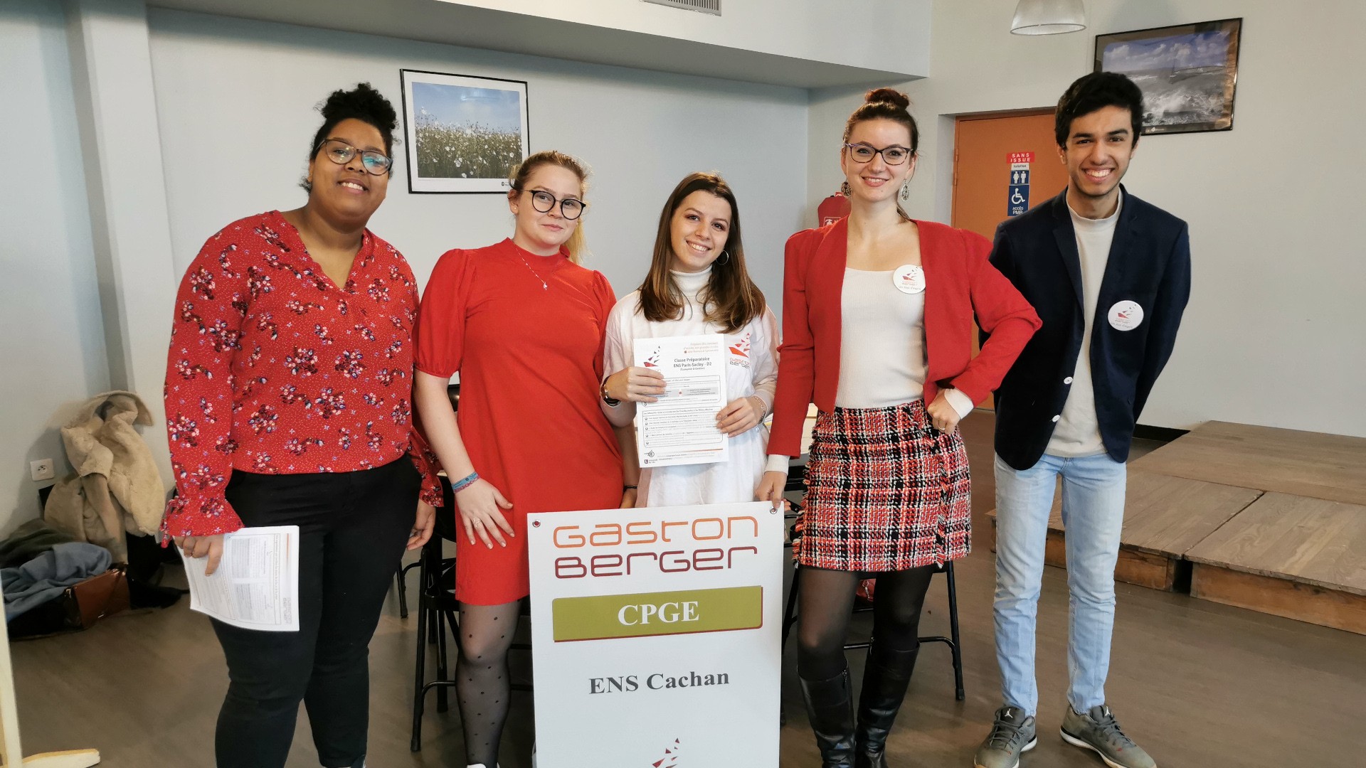 Journée Portes Ouvertes 2019 - stand de la prépa ENS Paris Saclay