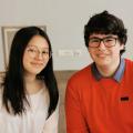 Journée Portes Ouvertes janvier 2019 - My-Linh et Lucas renseignent les élèves